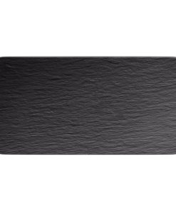 Villeroy & Boch Manufacture Rock Piatto Multifunzione Rettangolare Nero