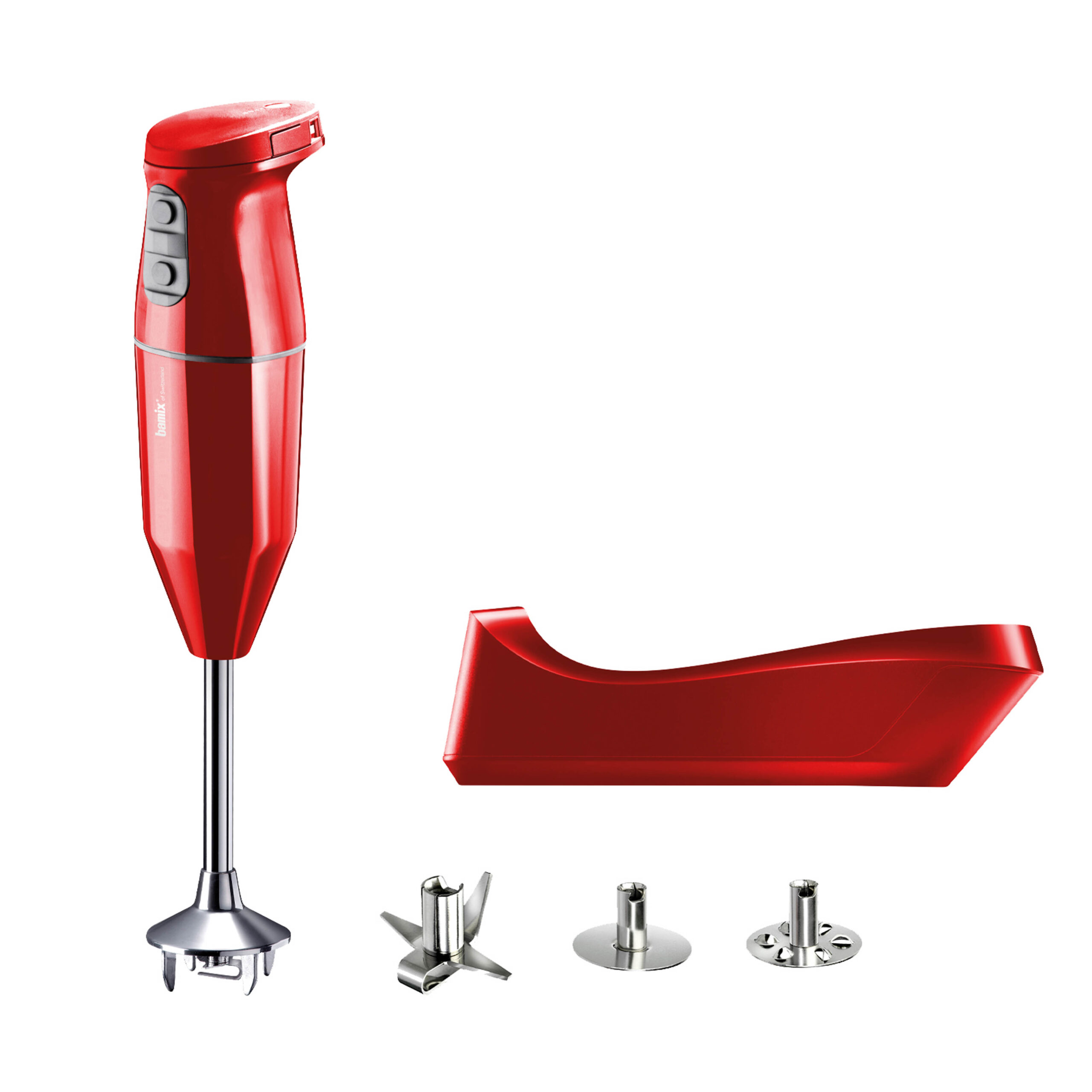 BAMIX® Frullatore ad Immersione Ricaricabile – Cordless Plus 200W Rosso