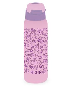 Borraccia Termica con Cannuccia Acua 500 ml – Unicorni