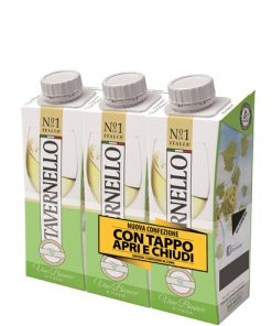 Vino Tavernello Bianco Tris cl 25 Brik  X48