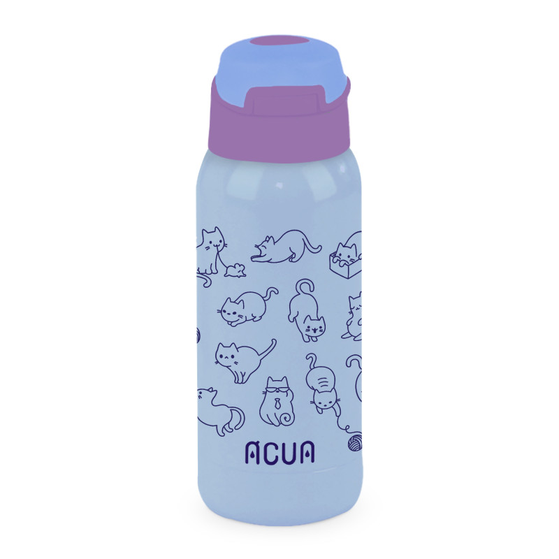 Borraccia Termica Baby con Cannuccia Acua Kids 350 ml – Gattini