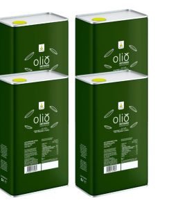 Olio EVO Bio Monocultivar Intosso – 4 Lattine da 5 L
