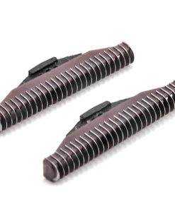 vhbw 2x blocco lame compatibile con Eltron 4000, 4810 (48.0, 48.1, 48.3), 4830 (48.0, 48.1, 48.3) rasoio, nero/argentato
